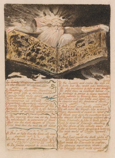 The First Book of Urizen, Plate 8 by William Blake